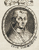 Теодор II, папа Римский. Гравюра в кн.: Palazzi G. Gesta pontificum Romanorum. Venezia, 1688. Т. 2. Р. 79 (РГБ)