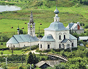 Церкви Рождества св. Иоанна Предтечи (1739) и Богоявления (1781) в Суздале. Фотография. 2017 г. Фото: Ф. А. Зверев