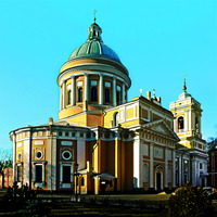 Троицкий собор Александро-Невской лавры. 1778–1791 гг. Фотография. 2022 г. Фото: Ф. А. Зверев