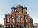 Кафедральный Успенский собор в Туле (собор бывш. Успенского мон-ря). 1902 г. Фотография. 2023 г. Фото: Т. А. Зверев