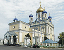 Вознесенский собор в Ельце. 1845–1889 гг. При участии архитекторов А. С. Каминского, И. О. Вальпреде. Фотография. 2022 г. Фото: Ф. А. Зверев