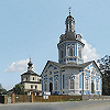 Храмы Покрова Пресв. Богородицы (1766–1774) и свт. Николая Чудотворца (1666–1697). Фотография. 2014 г. Фото: Вaдим Ф. Пaвлoв / Wikimedia Commons