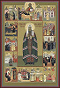 Свт. Тихон (Беллавин), патриарх Московский и всея России, с житием. Икона. 2000-е гг. (Православная Церковь Америки)