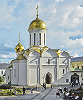 Троицкий собор. 1422 г. Фотография В. А. Нестеренко. 2012 г. © Свято-Троицкая Сергиева лавра