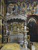 Рака прп. Сергия Радонежского с сенью. Фотография В. А. Нестеренко. 2013 г. Фото: © Свято-Троицкая Сергиева лавра