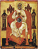 Отечество. Икона. Кон. XIV — нач. XV в. (ГТГ)