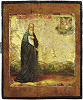 Прп. Трифон Печенгский. Икона. XVIII в. (?) (Мурманский областной художественный музей)