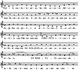 Пример 1: Прозула «Psalle modulamina» (ркп. Monac. Clm. 9543). Оригинальный стих «Alleluìa» «Christus resurgens» выделен прописными буквами