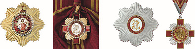 Звезда и знак ордена мч. Трифона 1-й и 2-й степени