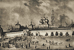 Посещение имп. Николаем I Павловичем Троице-Сергиевой лавры. Литография. 30-е гг. XIX в. (ГИМ) © «Исторический музей»
