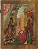 Благовещение Пресв. Богородицы. Икона. 1673 г. (ГТГ)