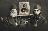 Еп. Андрей (Ухтомский) и еп. Аввакум (Боровков). Фотография. 1926–1927 гг.