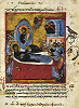 Успение Пресв. Богородицы. Миниатюра из Четвероевангелия. Кон XII — нач. XIII в. (Brit. Lib. Harley. 1810. Fol. 174v)