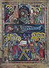 Успение Пресв. Богородицы. Миниатюра. XIV–XV вв. (Матен. 6305. Fol. 279r)