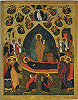 Успение Пресв. Богородицы. Икона. Кон. XV — нач. XVI в. Мастерская Дионисия (ЦМиАР)