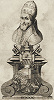Урбан VII, папа Римский. Гравюра из кн.: Palazzi G. Gesta pontificum romanorum a sancto Petro. Venezia, 1690. Т. 4. P. 411 (РГБ)