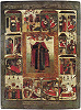 Имп. св. Феодора, с житием. Икона. XVIII в. (частное собрание)