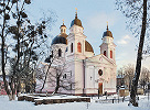 Кафедральный собор в честь Св. Духа. 1844–1864 гг. Инженер А. Марин, архитекторы А. Рёлль, Й. Главка. Фотография. 2008 г. Фото: А. В. Слезкин