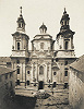 Храм свт. Николая Чудотворца на Староместской пл. в Праге. 1727–1739 гг. Архит. К. И. Динценхофер. Фотография. 1870 г.