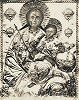 Чубковичская икона Божией Матери. Кон. XVII в. (?). Фотография. Нач. ХХ в.