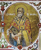 Исп. Феофилакт Никомидийский. Роспись алтарной части Преображенского собора московского Новоспасского мон-ря. 1687 г., поновление 1877 г. Фото: А. С. Зверев