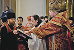 Хиротесия в чтеца. Фотография. 2021 г. Фото: С. Пронин, С. Близнюк / pstgu.ru