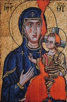 Икона Божией Матери (Одигитрия). 2-я пол. XII в. (мон-рь Хиландар)