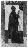 Боголюбская икона Божией Матери. 3-я четв. XII в. Фотография. 1977 г.