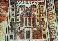 Напольная мозаика ц. св. Стефана в Умм-эр-Расас (Иордания). VIII в.