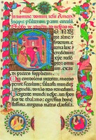 Гимн «Conditor alme siderum». Псалтирь-Гимнарий кард. Виссариона. Милан (?). 1450–1455 гг. (Vat. Barber. lat. 585)