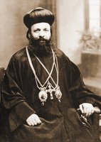 Ефрем I Бар Саум, Патриарх Антиохийский, глава Сирийской яковитской Церкви. Фотография. 1933 г.