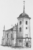 Церковь в честь Преображения Господня в Люблине. Литография. 1896 г. (РГБ)
