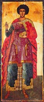 Вмч. Пантелеимон. Икона. XVI–XVIII вв. (Протат)