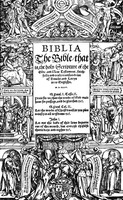 Титульный лист первого издания Библии на английском языке. 1535 г.
