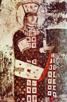 Царица Тамара. Роспись ц. в честь Успения Божией Матери. 1184–1186 гг.