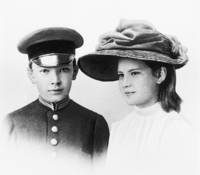 Сергей и Анна Симанские. 1890 г. (ЦАК МДА)