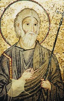 Ап. Андрей. Мозаика базилики Марторана в Палермо 40-50-е гг. XII в.