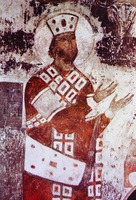 Царь Георгий III. Роспись ц. в честь Успения Божией Матери. 1184–1186 гг.