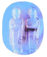 Великомученики Георгий и Димитрий Солунский. Камея. X в. (ГЭ)