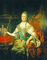 Имп. Екатерины II. Портрет. 1766 (?) г. Худож. А. А.. Антропов. (ТОКГ)