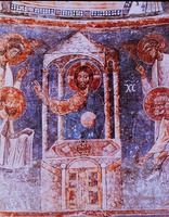 Евхаристия. Роспись собора Св. Софии в Охриде. 40-е гг. XI в. Фрагмент