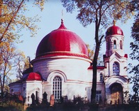Церковь во имя прп. Евфросинии Полоцкой в Вильнюсе. Фотография. 2003 г.