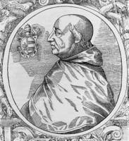 Александр VI, папа Римский. Гравюра (Panvinio O. Accuratae effigies pontificum. 1573)