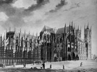Вестминстерское аббатство. Офорт Дж. Стадлера. 1817 г. (ГЭ)