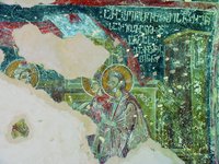 Отвержение даров. Роспись Успенской ц. XIV в.