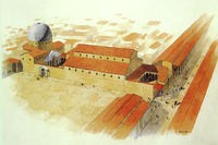 Храм Гроба Господня в VI в. Реконструкция