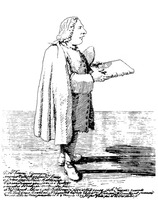 Иосиф Симон Ассемани. Рисунок. XVIII в. (Vat. Ottob. lat. 3117. F. 51r)