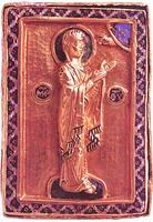 Богородица Агиосоритисса. Икона-реликварий. XII–XIII вв. (СНАМ)
