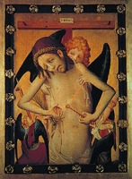 «Христос в терновом венце». Мастер Франке. Ок. 1420 г. (Музей изобразительных искусств. Лейпциг)