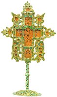 Напрестольный крест. 1707 г. (ризница Иверского мон-ря)